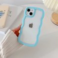 thumbnail image 1 of Soft Wavy Lines Phone Case For iphone 15 11 12 13 14 Pro Max XS MaxCandy Bumper Transparent Cases Cover, 1 of 5