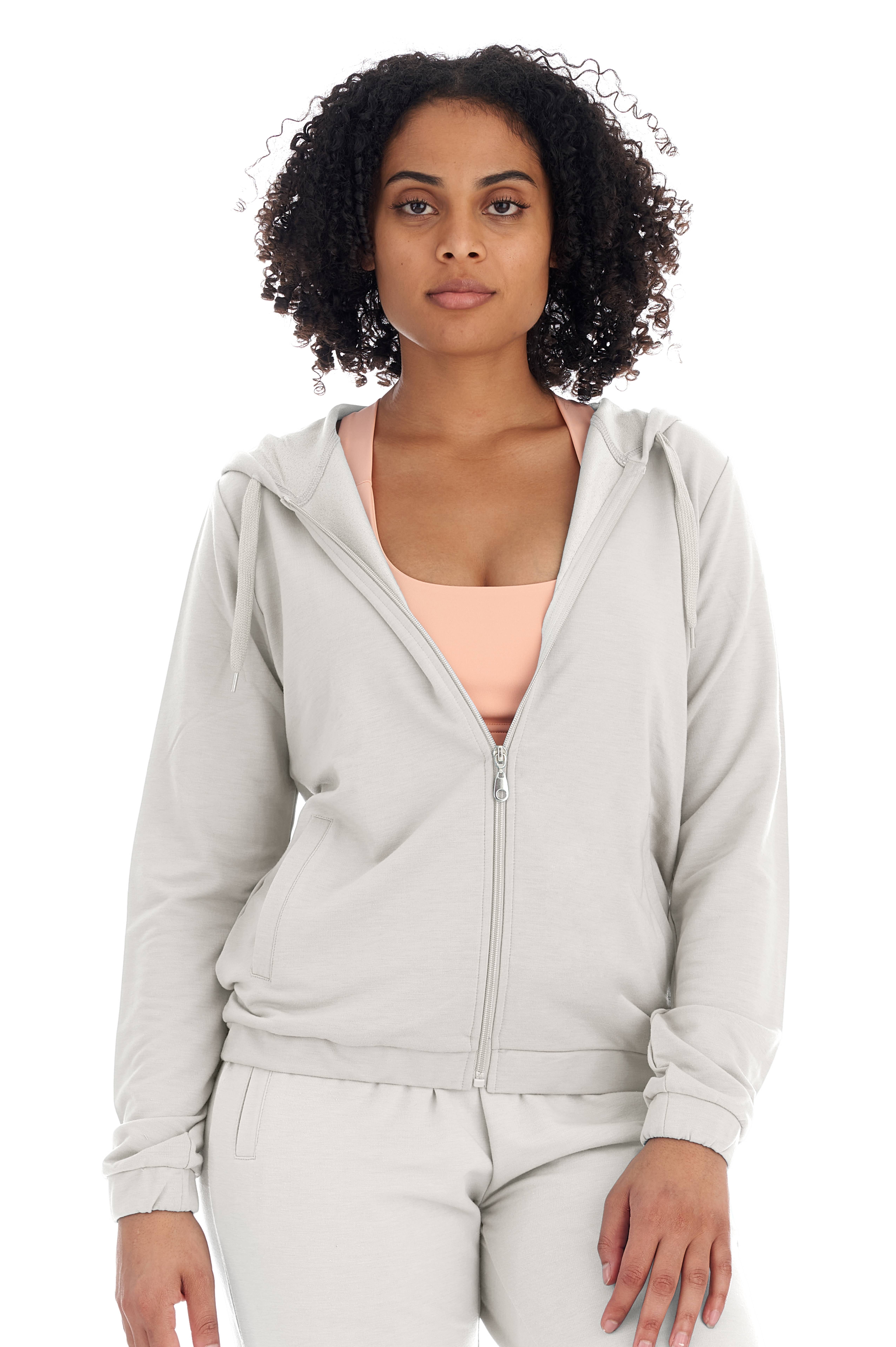womens dark grey zip up hoodie