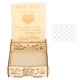 thumbnail image 1 of Caja de madera para mensajes de libro de visitas, tarjetero de regalo, suministros románticos para firma de boda NikouMX Muebles, 1 of 8
