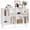 Cloud White, variant on VASAGLE MAEZO Collection - Bookshelf, Bookcase, Cube Shelf with 8 Compartments, Storage Shelf, for Living Room, Home Office, Dining Room, 9.4 x 47.1 x 30.3 Inches, Honey Brown
