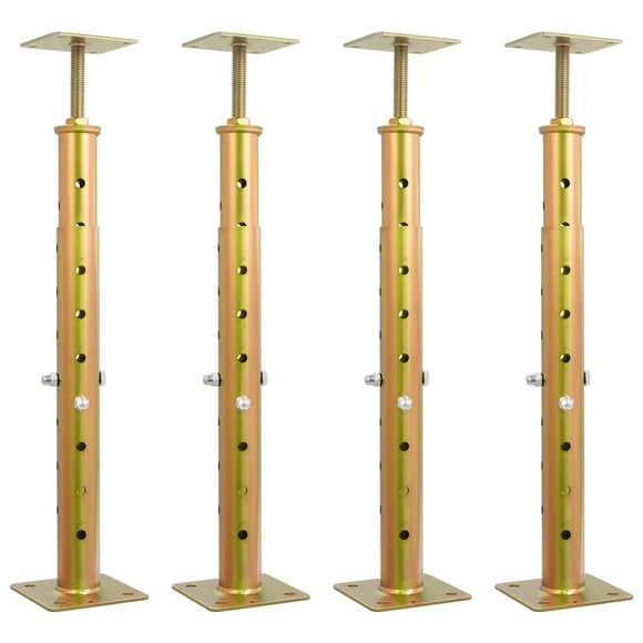 Conector de suelo ajustable Hocamel, paquete de 4 unidades, 19 a 36 cm, capacidad de 2000 kg