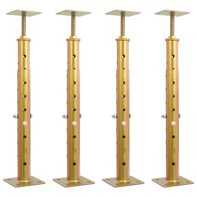 Conector de suelo ajustable Hocamel, paquete de 4 unidades, 19 a 36 cm, capacidad de 2000 kg