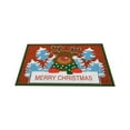 thumbnail image 1 of Tapis de Porte Rouges de Noël pour Entrée Extérieure, Tapis de Porte d'Entrée de Noël pour l'Intérieur, Tapis Brossé pour Vestibule de Porte d'Entrée, Tapis d'Entrée de Noël Anti-Saleté, Pas de Lavage, la Saleté Peut Être Coupée, Tapis Antidérapant, 1 of 6