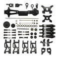 thumbnail image 4 of Kit de actualización para WLtoys 144001 1/14 RC Car Kit de actualización Piezas Brazos Eje de transmisión Negro, 4 of 5