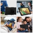thumbnail image 3 of FJLBDE Case for Samsung Galaxy Tab A7 Lite 2021 8.7 inch SM-T220/T225/T227 with Butterfly Stand, Shockproof Protective Tablet Cover with Shoulder Strap for Kids Girls, Black, 3 of 7