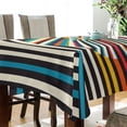 thumbnail image 4 of Yayeee Tablecloths for Rectangular Tables 60 x 108 inch Party Table Cover, Geometric Stripes, 4 of 6