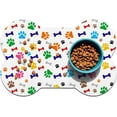 thumbnail image 3 of Dog Mat Pet Feeding Mat for Food and Water Absorbent 20x12in Quick Dry Dog Water Bowl Mat, 3 of 6