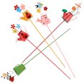 thumbnail image 4 of MasteelfCA 5Pcs Decorative Iron Garden Stakes Delicate Iron Art Crafts Micro Landscape Decors, 4 of 8
