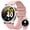Cherry Blossom Pink, variant on Smart Watches for Women, 1.2'' AMOLED HD Round Screen Fitness Trackers with Bluetooth Call (Answer/Make/Text), 100+ Sports Mode, IP68 Waterproof Women Smart Watch for Android IOS