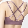 thumbnail image 3 of Cavosen Full Coverage Bras Lace Wireless Supportive Bras Push Up Solid Stretch Bralettes Spaghetti Strap Breathable Every day Underwear, 3 of 4