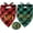 -, variant on 2 Pack Christmas Dog Bandanas, Buffalo Plaid Dog Holiday Bandana Xmas Scarf for Small Medium Large Dogs