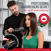Split Ender Pro - (Free Charging Station) Automatic Split End Hair Trimmer, Rechargeable Tool for the Fast & Easy Removal of Split Damaged Hair Ends