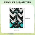 thumbnail image 6 of ONETECH Chevron Anchor Diamonds Golf Towel Super Absorbent Microfiber Great Gift Idea 1PC, 6 of 7