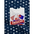 thumbnail image 3 of All American King 4Th July Sweatshirt Men -Image by Shutterstock, Male Medium, 3 of 4