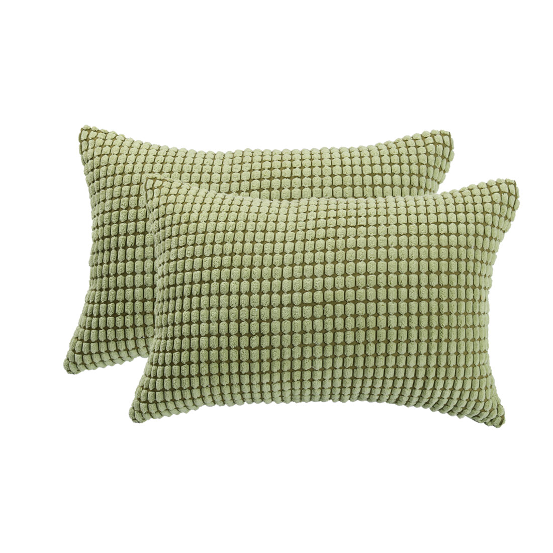 2Pcs Decorative Pillow Covers Soft Corduroy Throw Pillow Case Cover