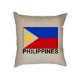thumbnail image 1 of Philippines Flag - Special Vintage Edition Decorative Linen Throw Cushion Pillow Case with Insert, 1 of 6
