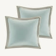 thumbnail image 6 of Queen 8 Piece Comforter Set,Seafoam Polyester Household Supplies Décor Bedding Bedding Sets, 6 of 13