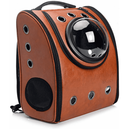 Portable Travel Pet Carrier Backpack, Space Capsule Bubble Design, Waterproof Tote Backpack for Cats and Puppy, Airline Approved Pet Backpack Carrier