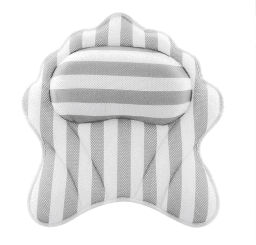 Bath Pillow, Spa Pillow Bath Head for Relieve Cervical Fatigue, Breathable 3D Mesh and Powerful