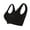 Black, variant on Women's Large Size Bras Skeleton Underwear Womens Breathable Full Coverage Comfort Sports Bras Thin Tank S-7XL