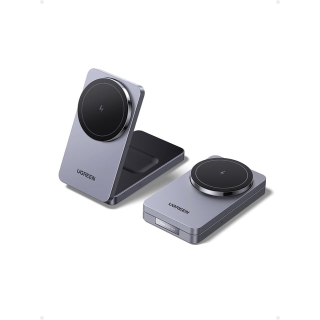 Soporte de cargador inalámbrico UGREEN MagFlow MagSafe para iPhone 16
