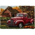 thumbnail image 1 of Rug Making Latch Hooking Kit | Vintage Truck (5 sizes available), 1 of 2