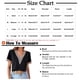 thumbnail image 3 of Tops de Mujer Elegantes Blusas Casuales Camisas de Encaje de Manga Corta Con Cuello en V Sólido Suelto Odeerbi  ODB165127, 3 of 7