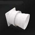 thumbnail image 3 of Exhaust Fans Upgrade Kit, Temperature Resistant Duct Inline Reducer, Environmentally Friendly Robust Connector For Silent Ventilation, High-Quality Plastic For Reliable Year-Round, 3 of 5