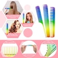thumbnail image 3 of Peine de peluquería de 3 piezas, peine de cola de rata, peine de dientes finos, peine para peinar, peine antiestático, 3 of 6