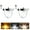 Yellow+White, variant on 2PCS Watermelon Lights for Semi Truck,LED Watermelon Light Side Marker Lamp for Trucks Trailer,LED Side Marker Lights with Frame Clamp for Trailer Heavy Truck
