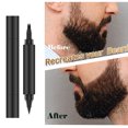 thumbnail image 4 of Lápiz para barba resistente al agua para dar forma a la barba herramienta para colorear para estilismo cosmético, 4 of 9
