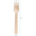 thumbnail image 2 of Pantry Value [100 Count] Disposable Wooden Forks, Splinter-Free Biodegradable, Eco-Friendly Utensils for Outdoors, Parties, and Events, 2 of 6