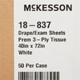 thumbnail image 4 of McKesson Drape Sheets, Disposable Medical Drapes for Physical Exams, White - 72 in x 40 in, 50 Ct, 4 of 6