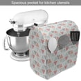 thumbnail image 2 of Geometric Stand Mixer Cover, Harlequin Pattern with Small Crosses in Pastel Colors Contemporary Mosaic Design, Kitchen Appliance Organizer Bag Cover with Pockets, 5 Quarts, Multicolor, by Ambesonne, 2 of 4