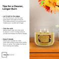 thumbnail image 6 of (3 pack) Mainstays 3-Wick Scented Glass Jar Candle, Cranberry Mandarin Spice, 11.5oz., 6 of 11
