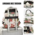 thumbnail image 3 of FORMRS Mini Backpack Purse for Women Travel Daypack Casual Shoulder Bag, Red Christmas Poinsettia, 3 of 7