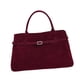 thumbnail image 5 of Bolsa de gamuza para mujeres Bolsos de mano de moda Burgunfy, 5 of 8