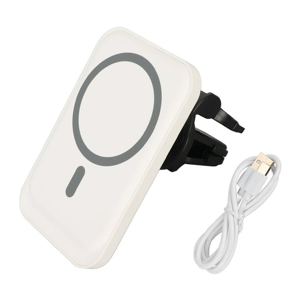 Cargador inalámbrico para coche de 15 W, carga rápida, rotación de