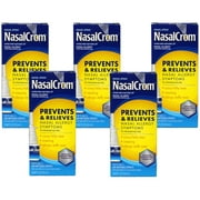 NasalCrom Nasal Spray Allergy Symptom Controller, 200 Metered Sprays, 0.88 FL OZ (5 Pack)