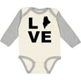 thumbnail image 3 of Inktastic Love Maine Boys or Girls Long Sleeve Baby Bodysuit, 3 of 5