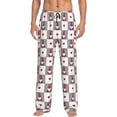 thumbnail image 2 of Kdxio Gnomes and Hearts Print Men's Sleep Pajama Pant Lounge Pants with Pockets, 2 of 8