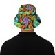 thumbnail image 5 of Fotbe Hippie Style Sombrero Tipo Pescador con Estampado – Sombrero de Sol de Algodón de Moda para Playa, Golf, Pesca, 5 of 6