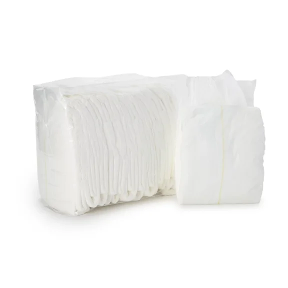 Wings Plus Unisex Adult Incontinence Brief, Medium, Heavy Absorbency, Pack Of 12