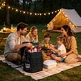 thumbnail image 4 of Insulated Cooler Backpack for Picnic and Camping, Leakproof Double Shoulder Ice Bag with Multiple Compartments for Lunch, Drinks and Outdoor Travel, 4 of 5