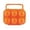 Orange, variant on Food Storage Portable 6-Handle Egg Holder and Folding Container for Kitchen Dining Bar