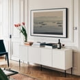 thumbnail image 5 of Harbor Harmony - Perama Greece Photography Harbor Silhouette Seascape Nautical Maritime Port Marine Life Black Framed Wall Art Print 6 x 8 inches, 5 of 8