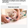 thumbnail image 2 of Transemion Cloth Cat Nail Caps Multifunctional Cat Restraints For Grooming Cat Wrap For Cutting Claws - A 55*55cm, 2 of 6