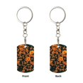 thumbnail image 2 of Goofa Daisies Printed Rectangular Metal Keychain Bag Charm Floral Charm for Purse Keys Metal Keyring Gift for Women Accessories, 2 of 7
