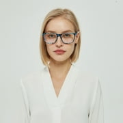 2 Pack Progressive Multifocal Blue Light Blocking Reading Glasses Men Women Spring Hinge Reader