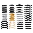 thumbnail image 4 of Juego de 48 piezas de bigotes falsos Sunnimix Disfraz de Halloween 6 diseños Novedad Bigotes, 4 of 8